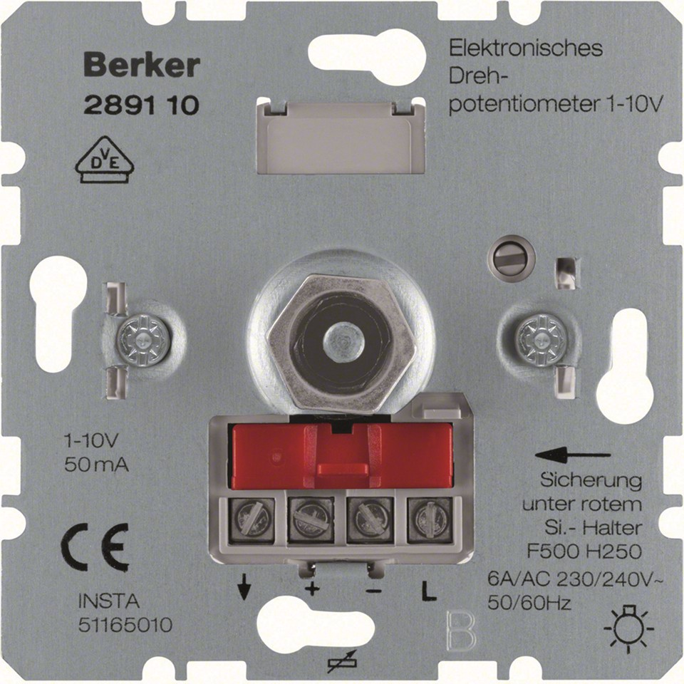 Berker 1-10V dim Vrid 2891 10 Reglerdon 1-10V Vrid