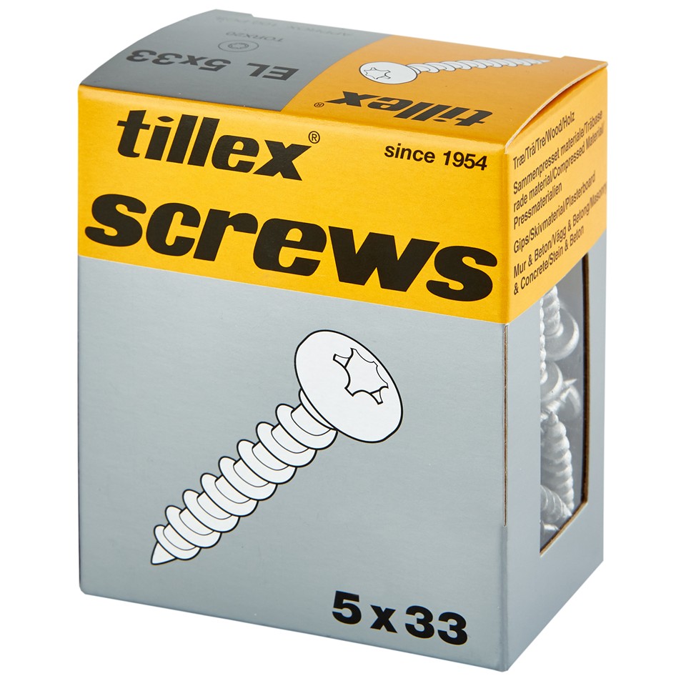 Tillex Skruv EL TORX 5x33mm 100/pak