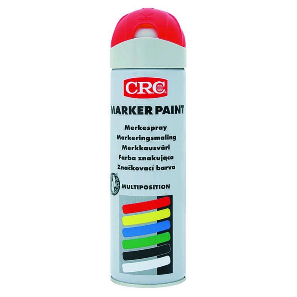 CRC Märkspray Röd Fluor Aerosol 500ml