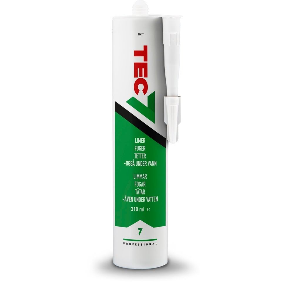 Relekta Tec7 Lim/Fogmassa 310ml Vit