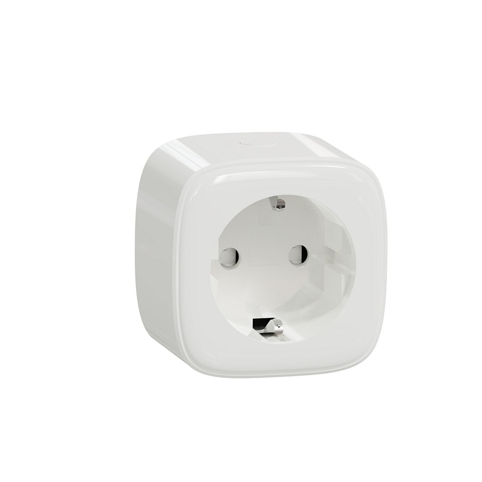 Schneider Wiser Zigbee Smart Plug 1-vägs Jordad Vit