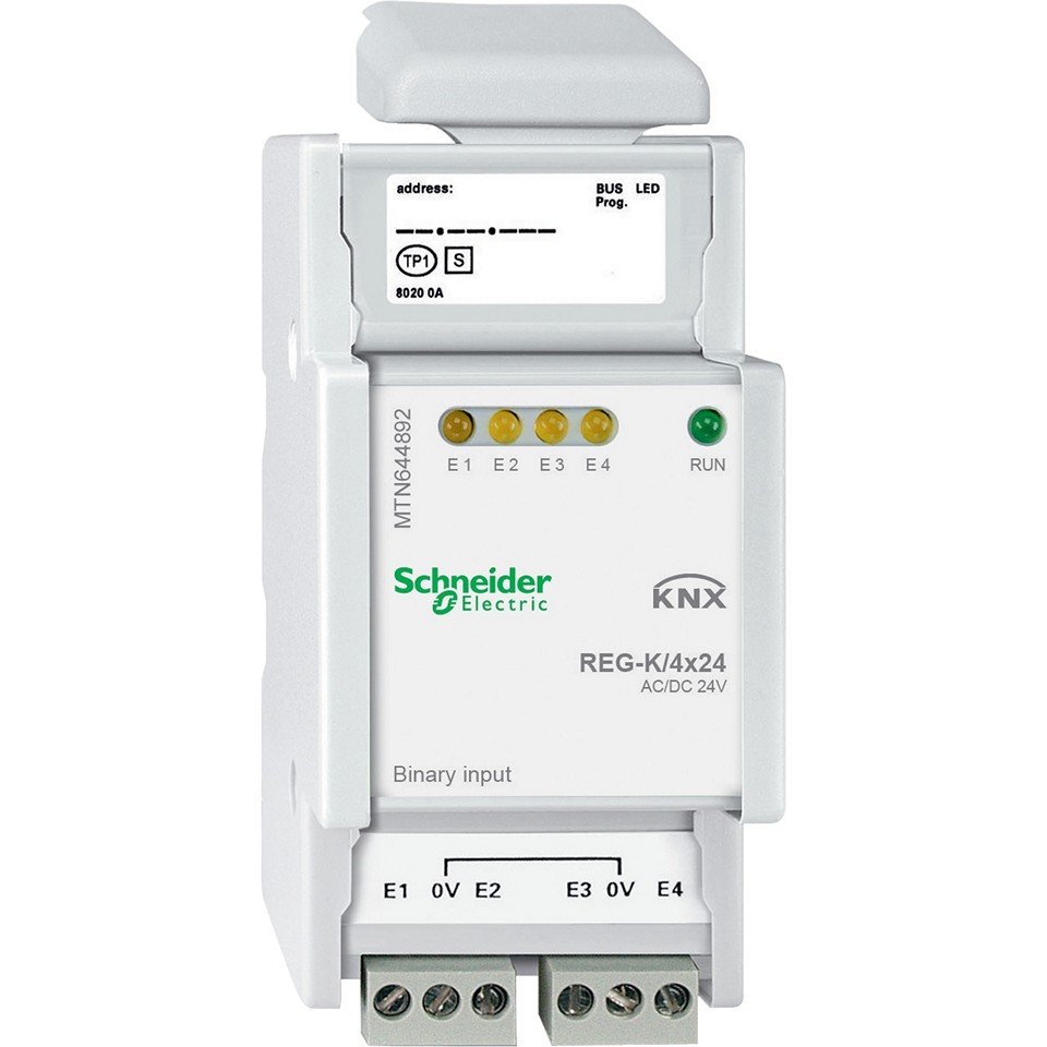 Schneider KNX Binäringång 24VAC/DC 4-kanaler DIN