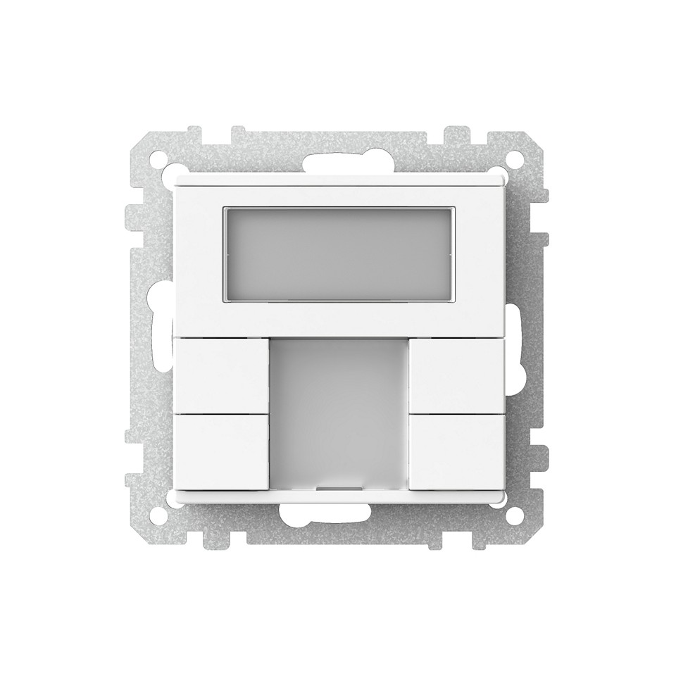 Schneider Exxact KNX Tryckknapp RTR 4-knapp Vit