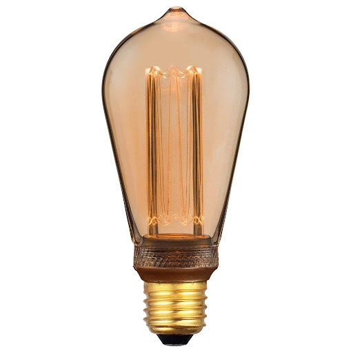 Nordlux Deco Retro Edison Guld ST64 3,5W E27 120lm 1800K dim