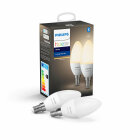 Philips Hue White Kron 5,5W E14 2-pack