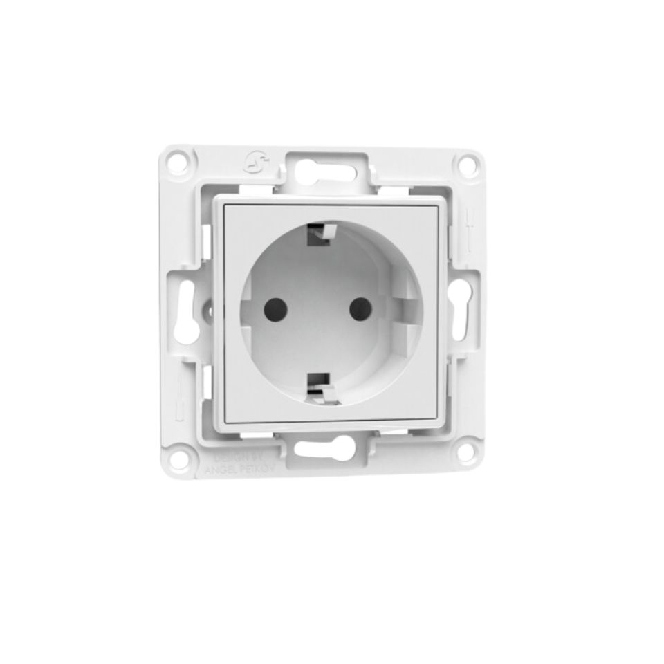 Shelly Wall Socket EU – Vit