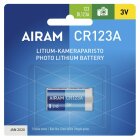 Airam Kamerabatteri CR123A 1-pack 3V