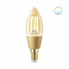 WiZ LED White Filament Kron 4,9W (25W) E14 WiFi