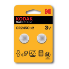 Kodak Max Lithium 3V CR2450, 2 st