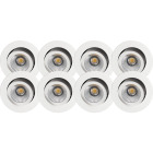 Namron Alfa Reflektor LED Downlight 10W 8-pack