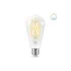 WiZ LED White Filament Klar Edison ST64 6,4W E27