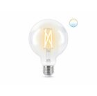 WiZ LED White Filament Klar Glob 95 7W (60W) E27 WiFi