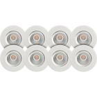 Namron Alfa Eco LED Downlight 8-pack