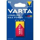 Varta Batteri Longlife Max Power 9V