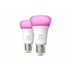 Philips Hue White and Color Ambiance 6,5W E27 806lm 2-pack