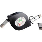 J&amp;EL Laddkabel Multi USB 1m