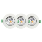 Llitt Lisa LED Downlight 230V 3-pack