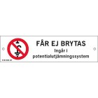 Skylt fr inte brytas