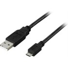 USB 2.0 kabel micro B ha 5-pin