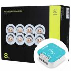 Namron Alfa Reflektor Tune LED Downlight 10W 8-pack + Plejd