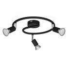 Philips Takspotlight Limbali 3x50W r en svart spiralformad spotlampa med tre justerbara spothuvuden. Kp den hos Elbutik.se.