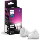 Philips Hue GU10 WCA 4.2W 2-pack ger smidig och smart belysning perfekt fr spotlights! Hos Elbutik.se