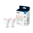 WiZ Smart LED GU10 Glas 4,7W RGB 2-pack