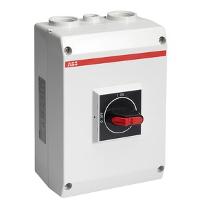 ABB Säkerhetsbrytare 3-pol 30kW IP65 Plast