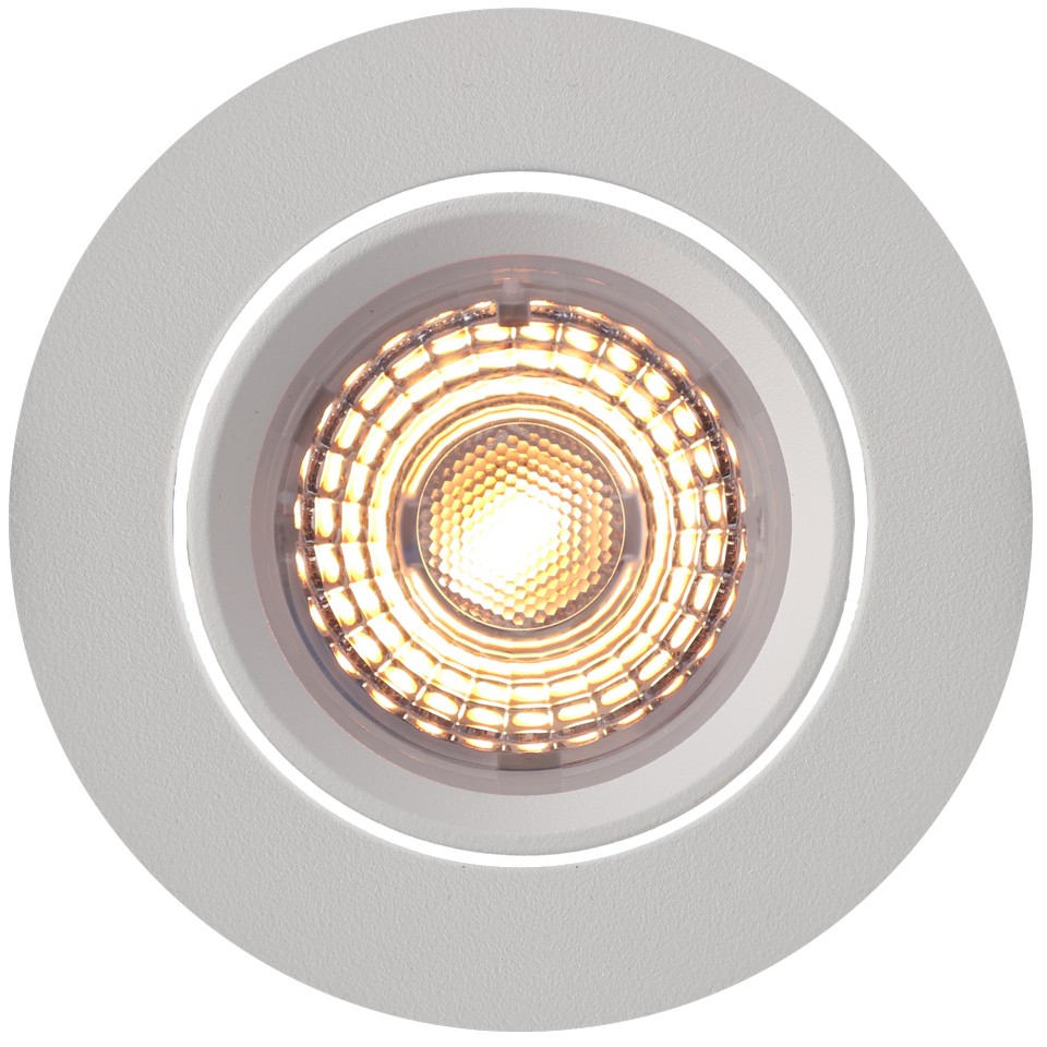 Namron Alfa LED Downlight Tilt Tune 10W 230V matt vit