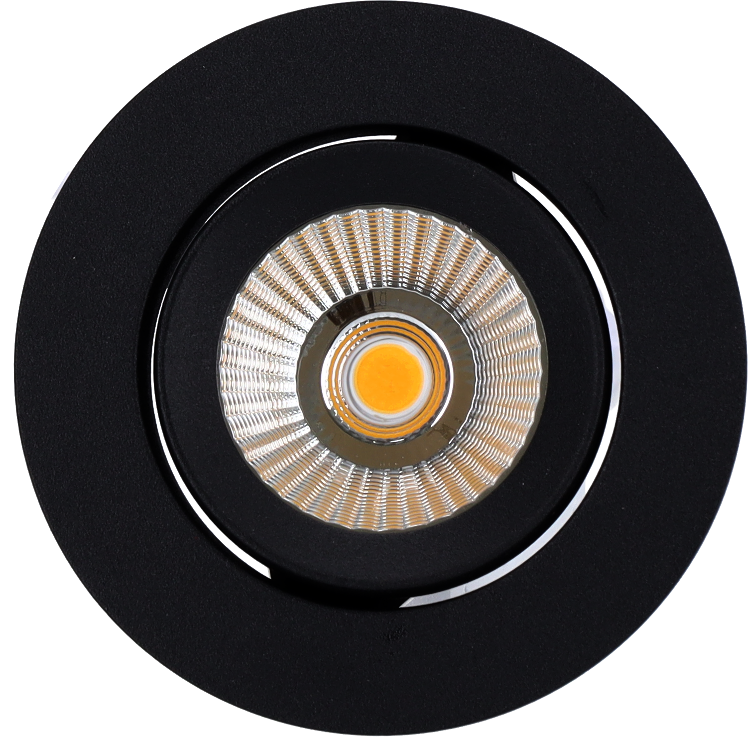 Namron Alfa reflektor 360-tilt Downlight 8W matt svart 4000K