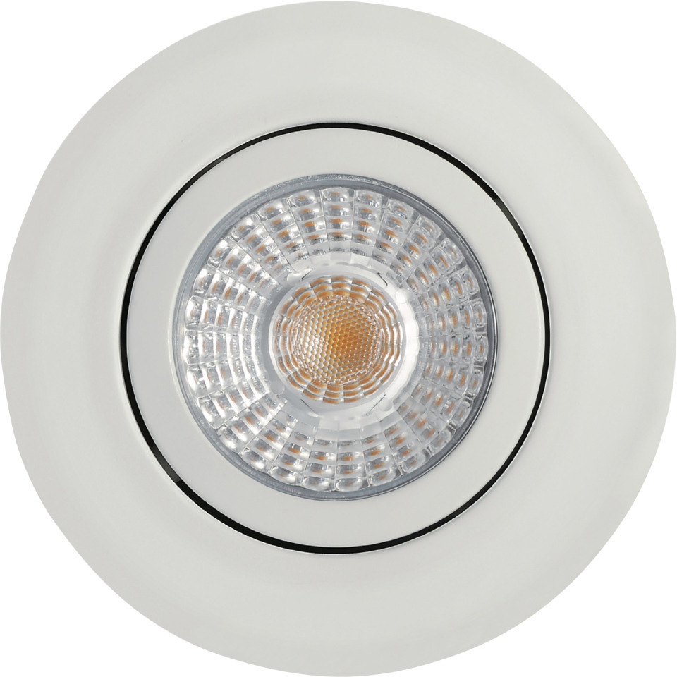 J&EL Alto Tilt LED Downlight 6W Matt vit