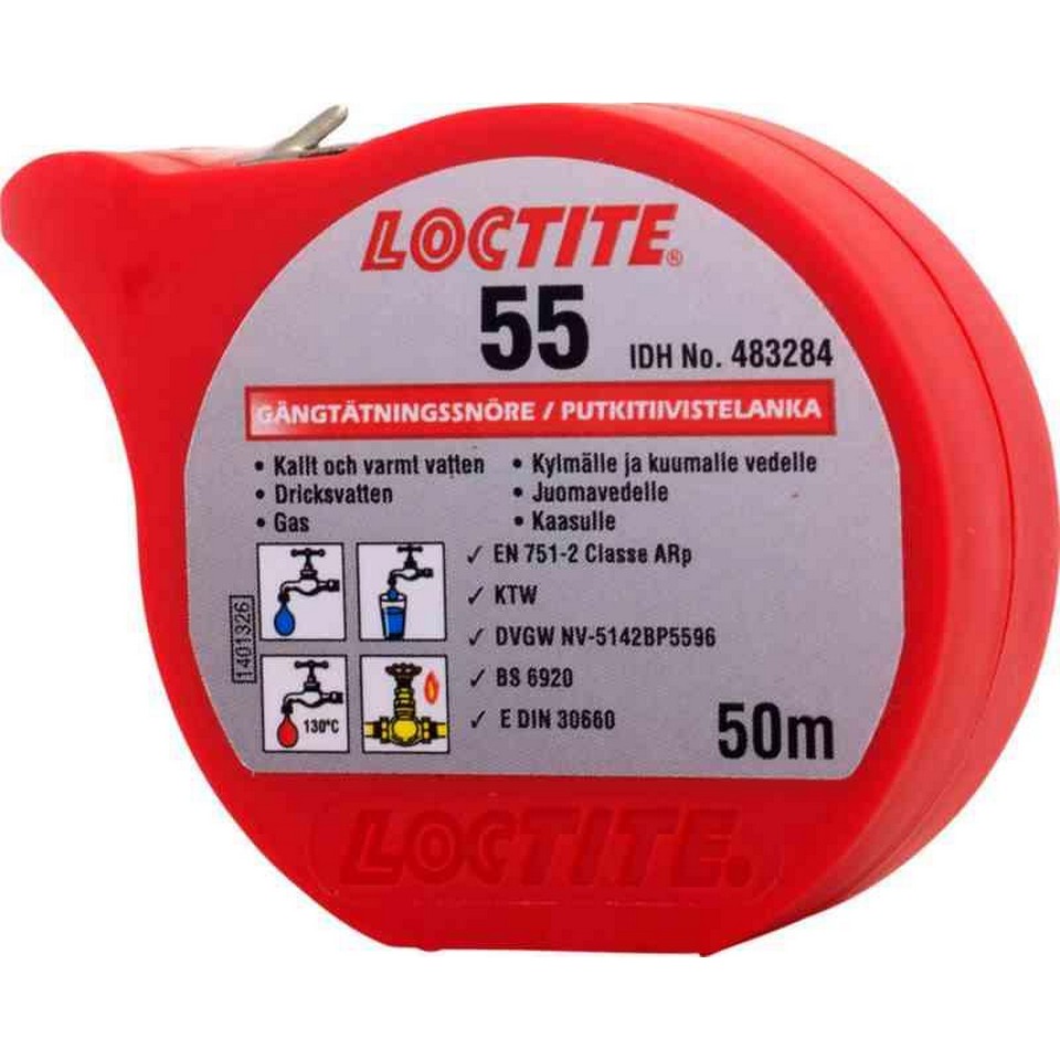 Loctite 55 Gängtätningssnöre 50m