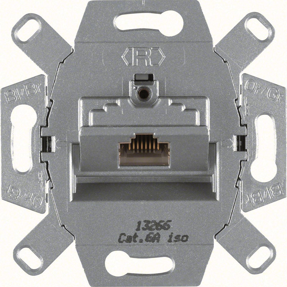 Berker S.1 Datauttag insats Cat6 1xRJ45 Skärmat ( 4586 )