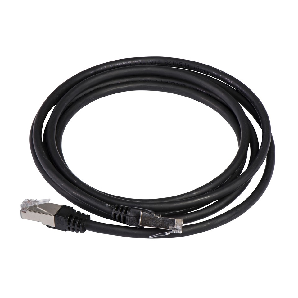 Ansl.kabel R/TV XU100-RJ45-IEC hane 2meter