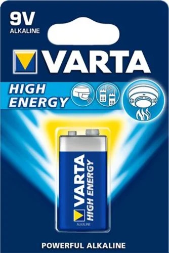 Varta 9V Batteri 6LR61 High Energy