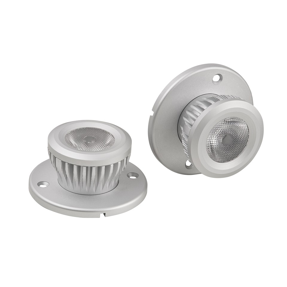 Designlight D-LS1014 Downlight 1,2W 350mA Silvergrå