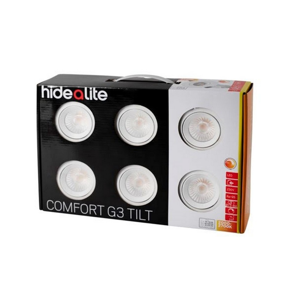 Hide-a-lite Comfort G3 Tilt 3000K 6-pack Vit