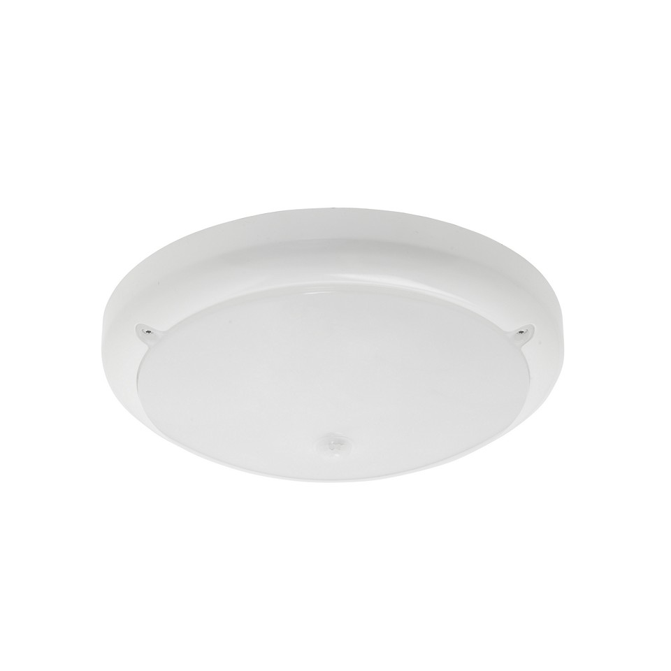 Airam Sono III LED plafond PIR M-S IP54 Ø295mm vit 35.000