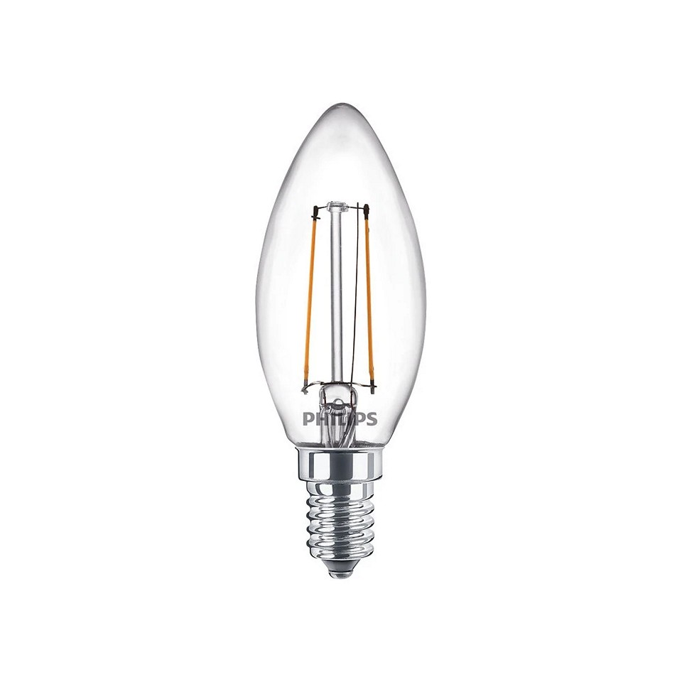 Philips LED Kron Filament 2W (25W) E14 250lm 2700K ND