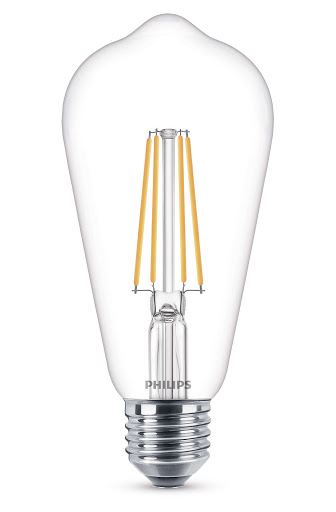 Philips LED Filament E27 7W (60W) 806lm 2700K