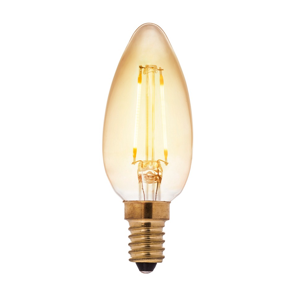 Airam LED Amber Kron 5W 2200K 400lm E14 Dim