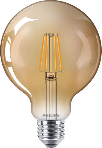 Philips LED Vintage Glob 95 4W (35W) E27 400lm 2500K