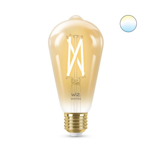 WiZ LED White Edison 6,7W (50W) E27 640lm 2000-5000K WiFi