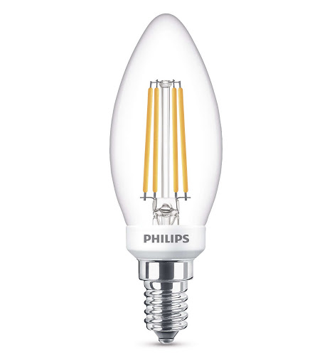 Philips LED Filament Kron E14 3,4W (40W) 470lm 2700K