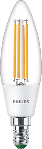 Philips Ultra Efficient LED Kron 2,3W (40W) E14 485lm 3000K