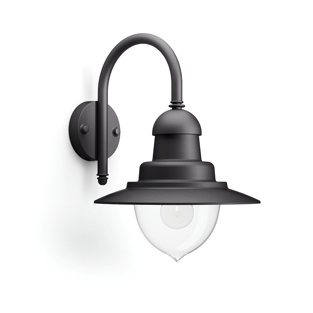 Philips myGarden Raindrop Vägglampa Svart