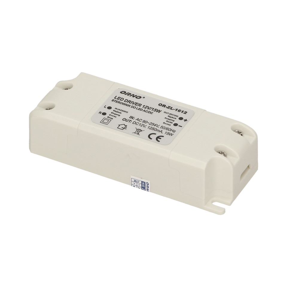 Orno LED driver 12V DC 15W