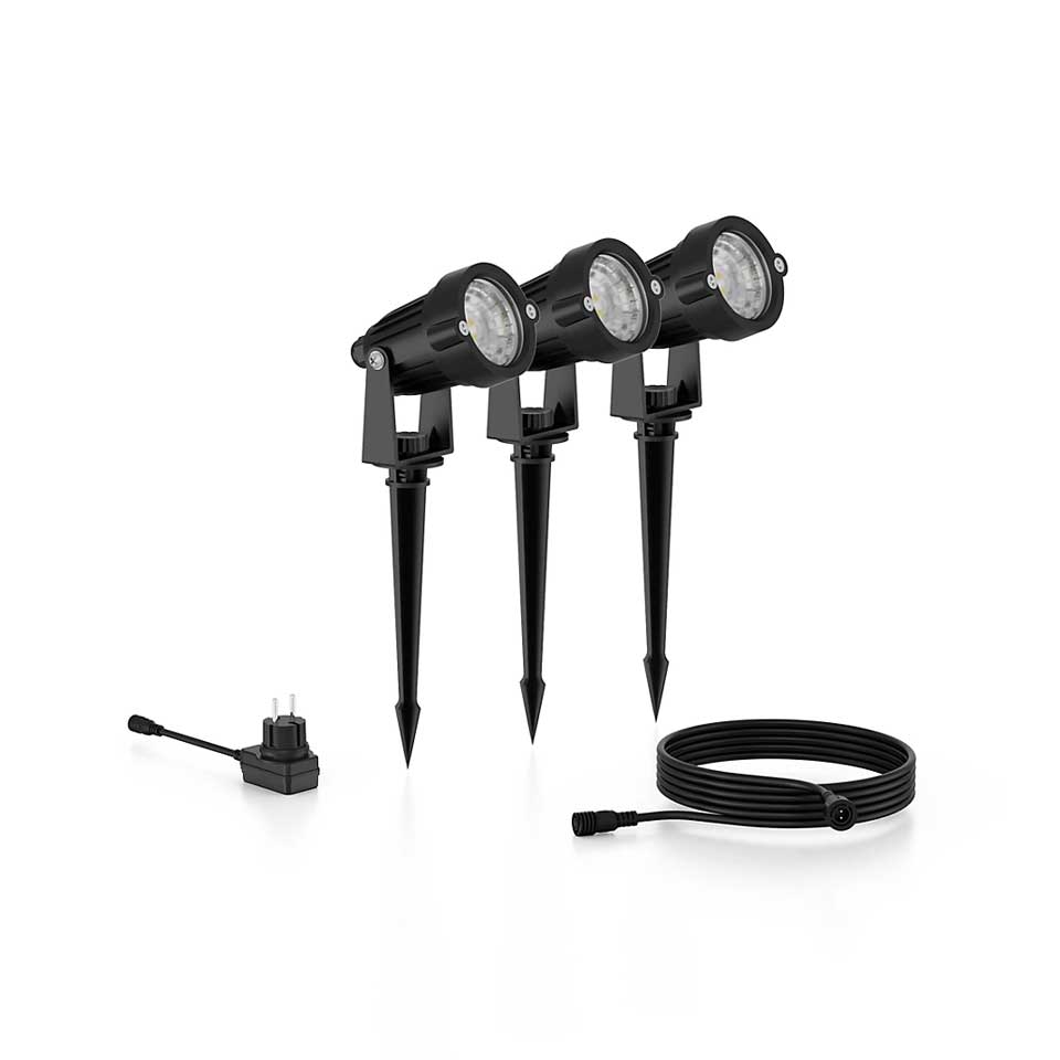 Philips Caper Gardenlink 24V spotlights startpaket 3 st