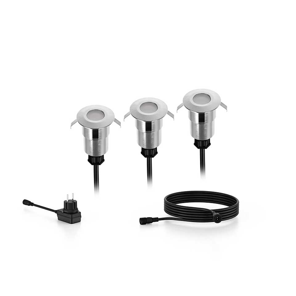 Philips Spore Gardenlink 24V spotlights startpaket 3 st