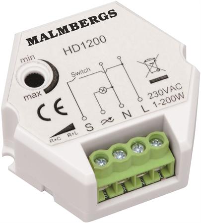 Malmbergs Dosdimmer 1-200W